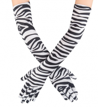 gants-longs-zebre-noir-blanc