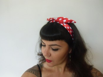 Bandeau à cheveux originaux pour coiffures pin-ups