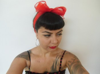 Foulards à cheveux pastel ou pop pour coiffures pin-ups