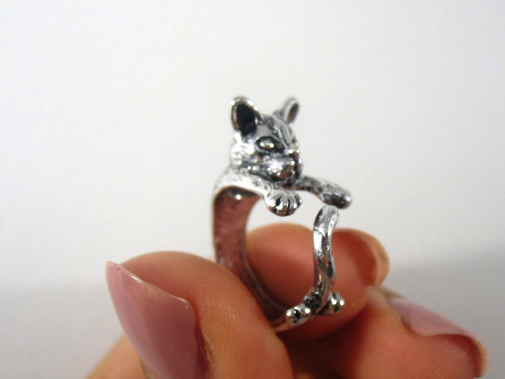 Bague Chat Pattes Autour Du Doigt Argentee Originale Bague Chat Pattes Autour Du Doigt Argentee Originale