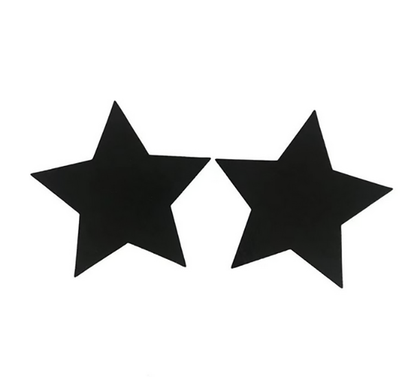 Cache-tétons fins forme étoiles lamées couleur au choix "Shining stars"