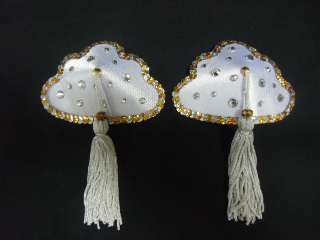 Cache-tétons burlesques nuages "Lawdy, miss cloudy"