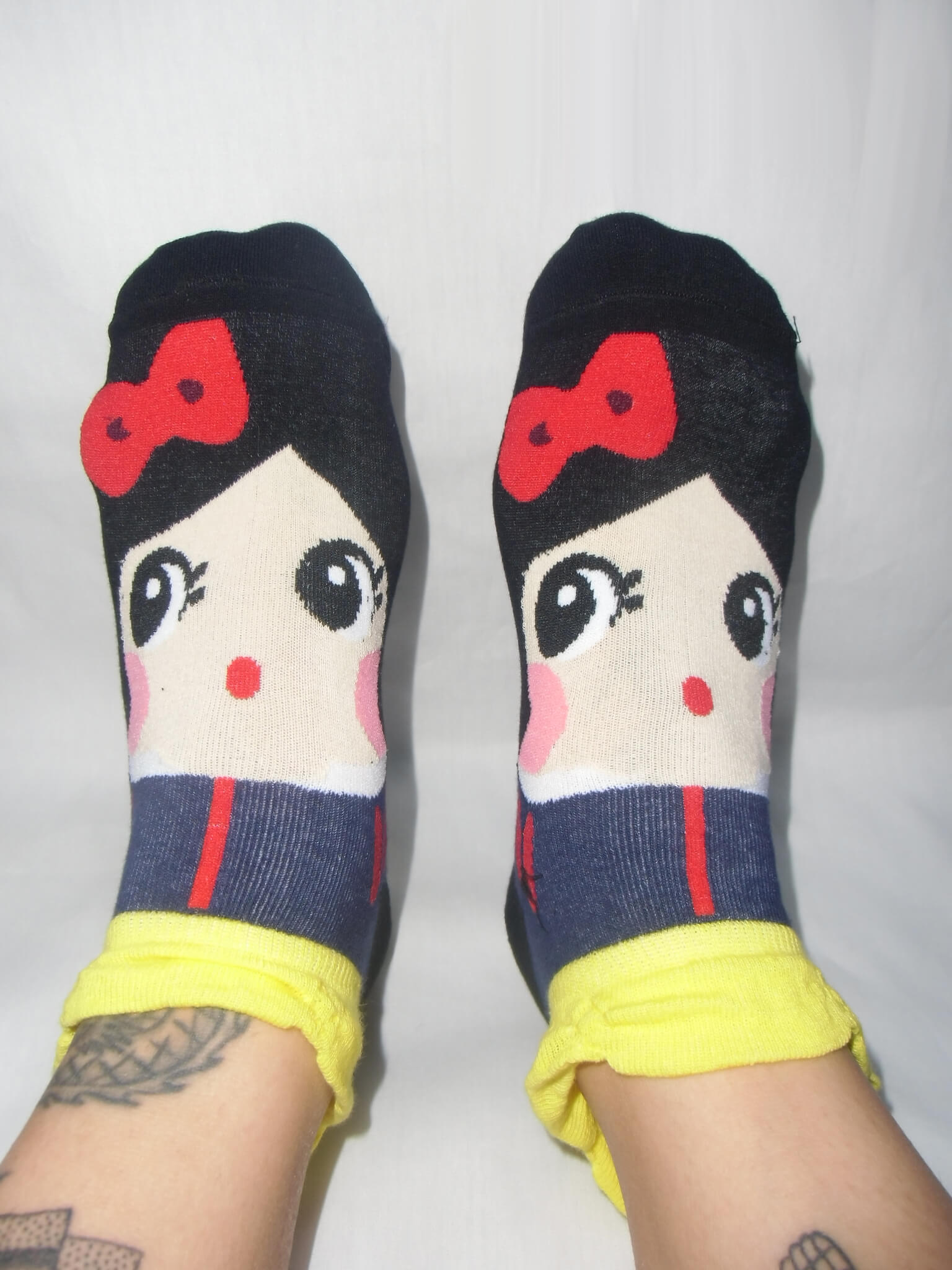 Chaussettes princesse cartoon Disney Blanche-Neige