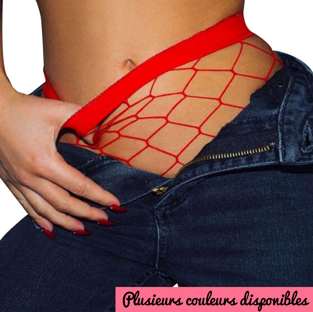 Collants fantaisie larges résilles couleur au choix