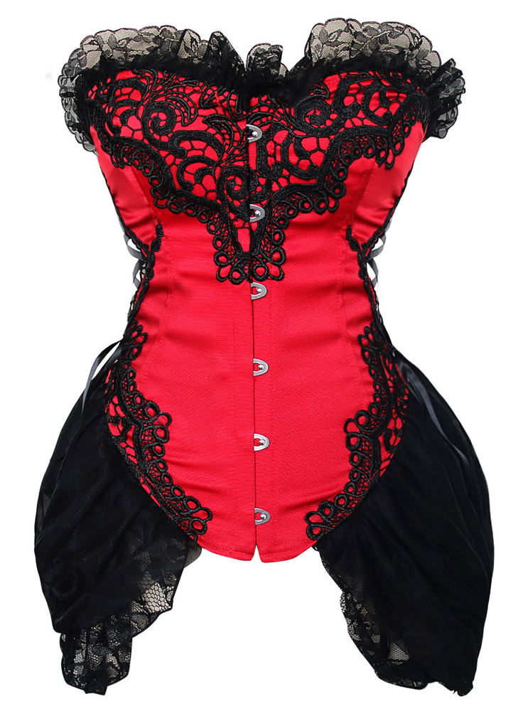 corset rouge et noir