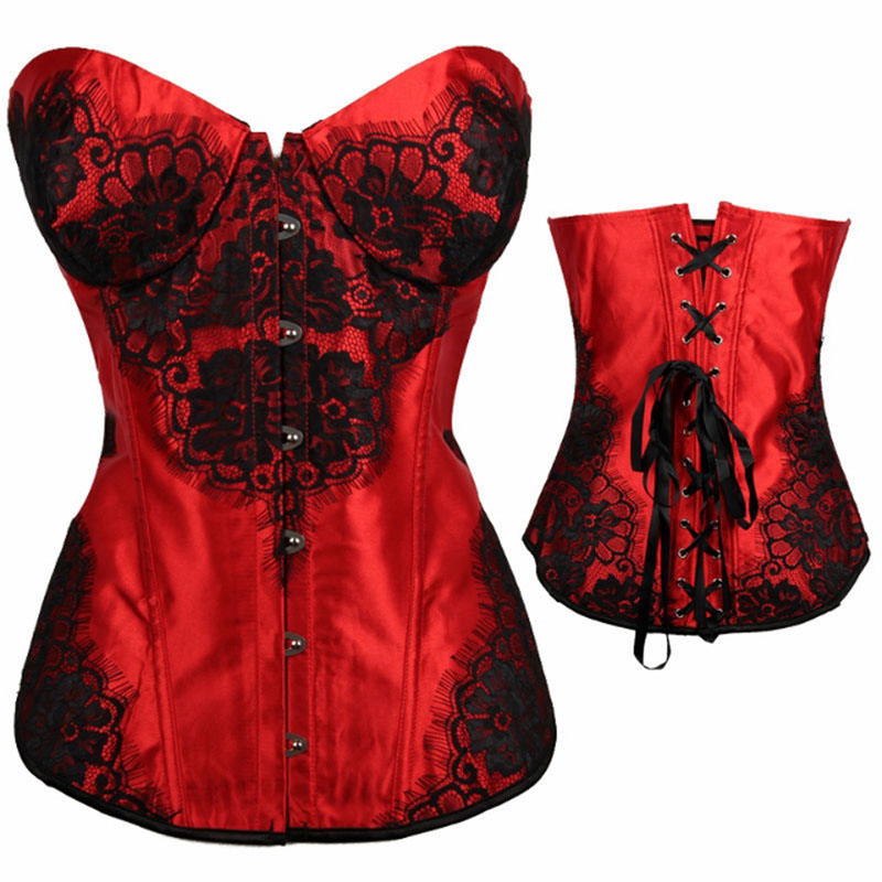 Bustier rouge on sale et noir