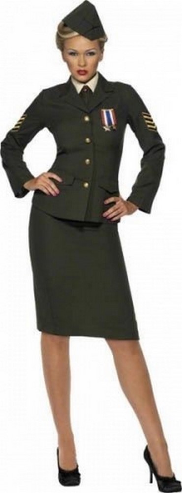 Costume d'officier de guerre "Pinup' officer"