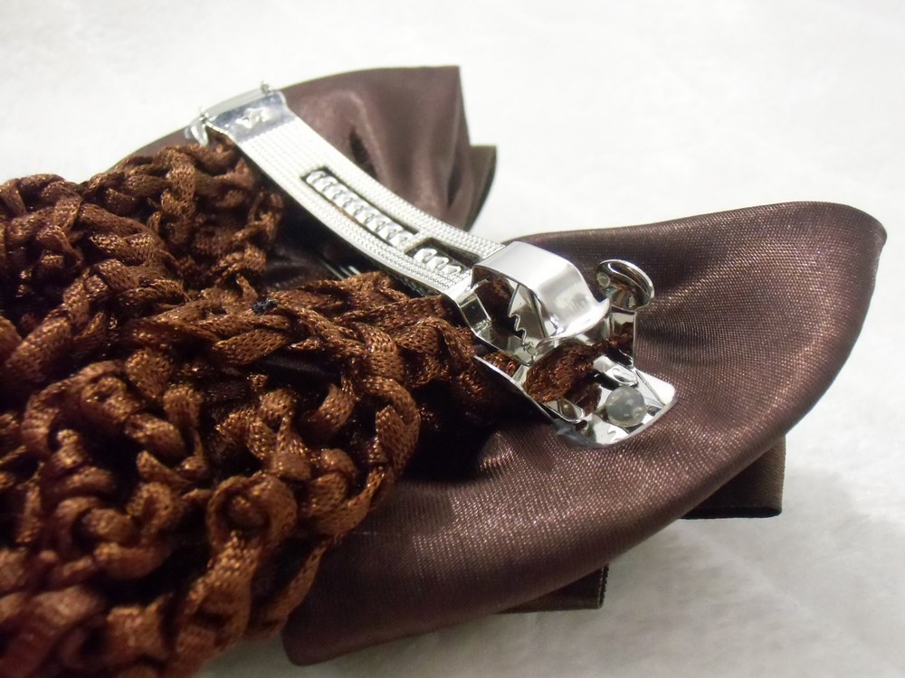 Filet à Chignon équestre Avec Nœud – The Showing Shop, Couleur Marine, Neuf
