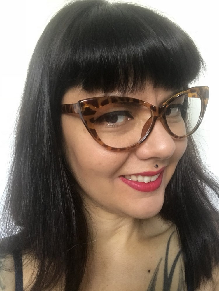 Lunettes papillon léopard verres transparents pinup rétro vintage glamour