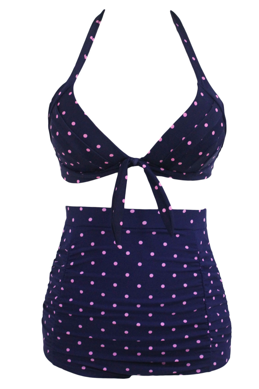 Haut De Bikini Hot Water - Taille L - Rose à Pois - Neuf Avec étiquettes