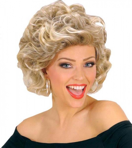 Perruque blonde Olivia Newton John Sandy Grease