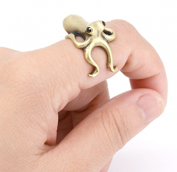 bague-pieuvre-doree-brillante