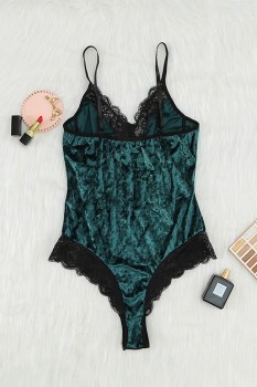 body-velours-vert-dentelle-noire-sexy-76
