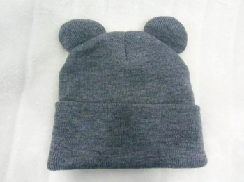 Bonnet gris original hiver oreilles de Mickey