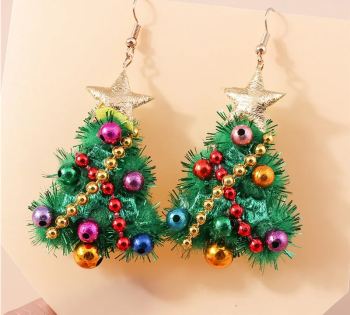 boucles-doreilles-originales-sapin-de-noel