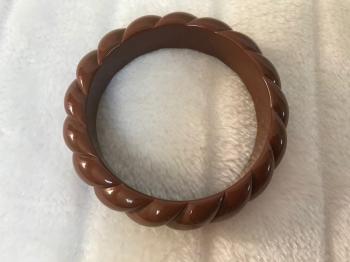 bracelet-resine-marron-torsade-retro-3