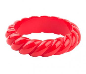 bracelet-resine-torsades-rouge