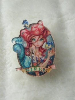 Broche princesses disney pin-up tatouées