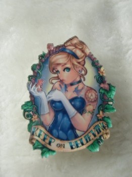 Broche princesses disney pin-up tatouées