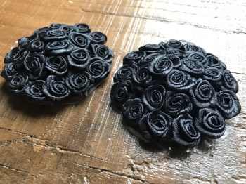 Cache-tétons nippies ronds roses noires