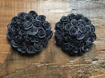 Cache-tétons nippies ronds roses noires