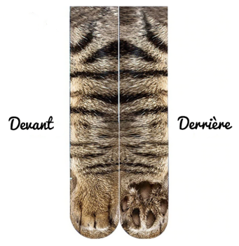 chaussettes-originales-pattes-chat-tigre-2