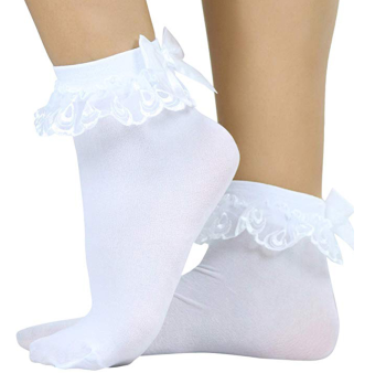 chaussettes-soquettes-blanches-dentelle-noeud-2