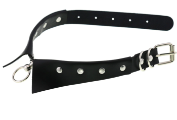 collier-bdsm-simili-cuir-noir-faux-col-anneau-argente-3