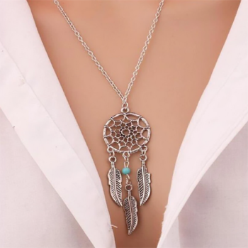 collier-dreamcatcher-argente