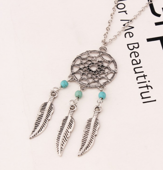 collier-dreamcatcher-attrape-reves-argente-turquoises-2