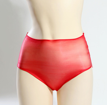 culotte-rouge-transparente-nylon-sans-gousset