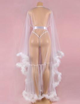 deshabille-robe-de-nuit-diva-transparent-plumes-blanches-3