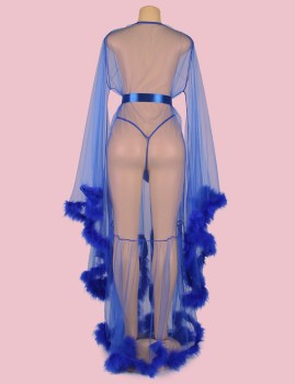 deshabille-robe-de-nuit-diva-transparent-plumes-bleues-2