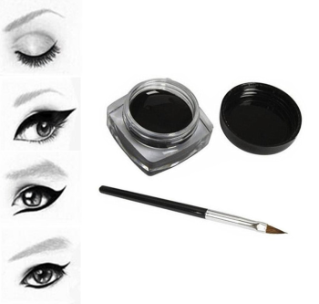 Eyeliner gel noir pratique pinup rétro