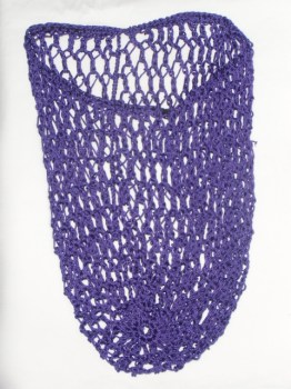 Filet à cheveux snood violet rétro crochet pinups
