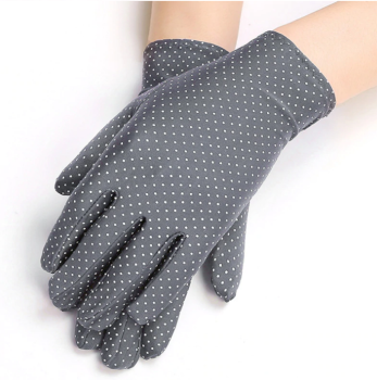 gants-courts-satines-mi-saison-gris-pois