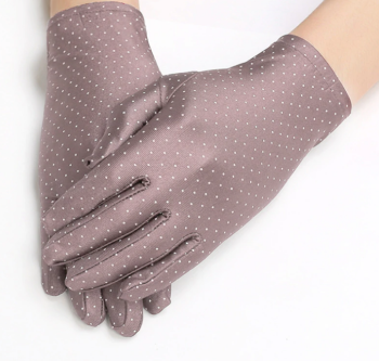 gants-courts-satines-mi-saison-vieux-rose-pois