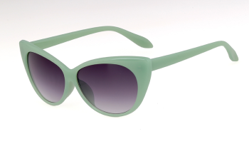 Lunettes papillon vert menthe verres fumés pinup rétro