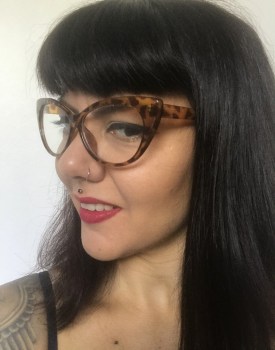 Lunettes papillon léopard verres transparents