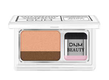 Palette 2 couleurs beige marron smokey eyes facile