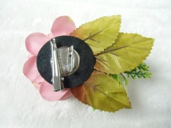 Pince clip à cheveux broche composition florale