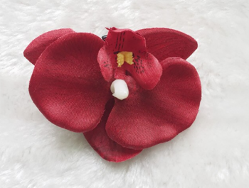 pince-cheveux-fleur-orchidee-rouge-petit-modele