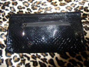 Pochette imitation python \