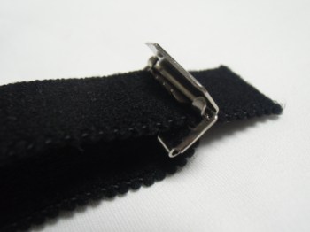 Porte-jarretelle noir à coudre couture vendu à l'unité