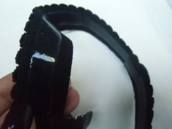 Jarretelle élastique à l'unité 3 clips intérieur silicone