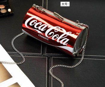 Sac à main minaudière rouge canette cola soda