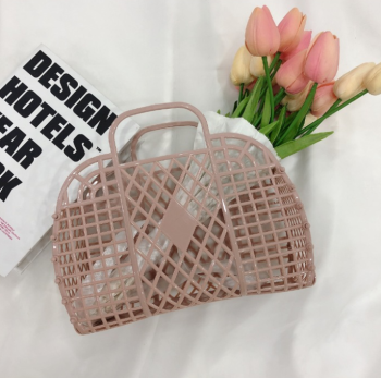 sac-panier-plastique-jelly-vieux-rose