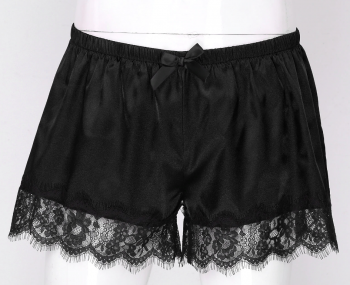 shorty-boxer-noir-satin-dentelle-retro-3