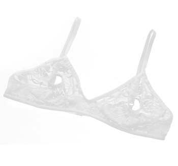 soutien gorge ouvert blanc