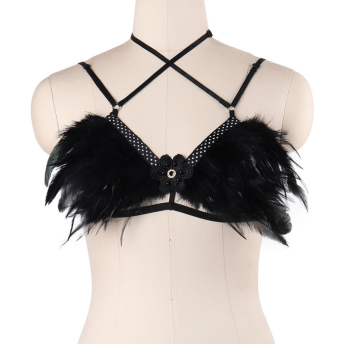 soutien-gorge-harnais-noirs-plumes-pois-0574